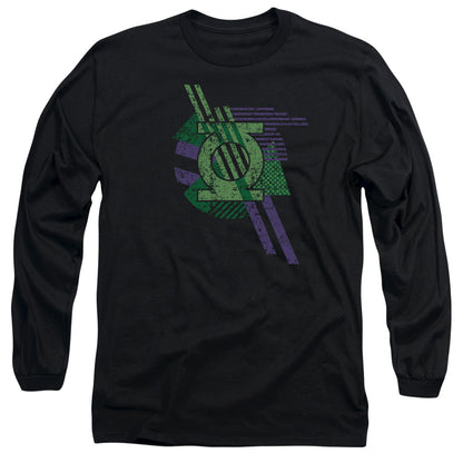 Dco Lantern Shapes Mens Long Sleeve Shirt Black Officially Licensed