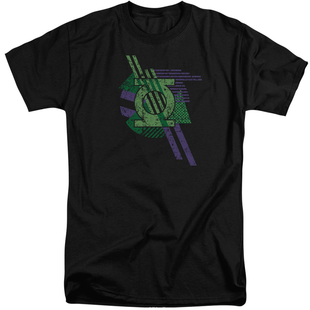 DC Comics Lantern Shapes Mens Tall T Shirt Adult Tall Black
