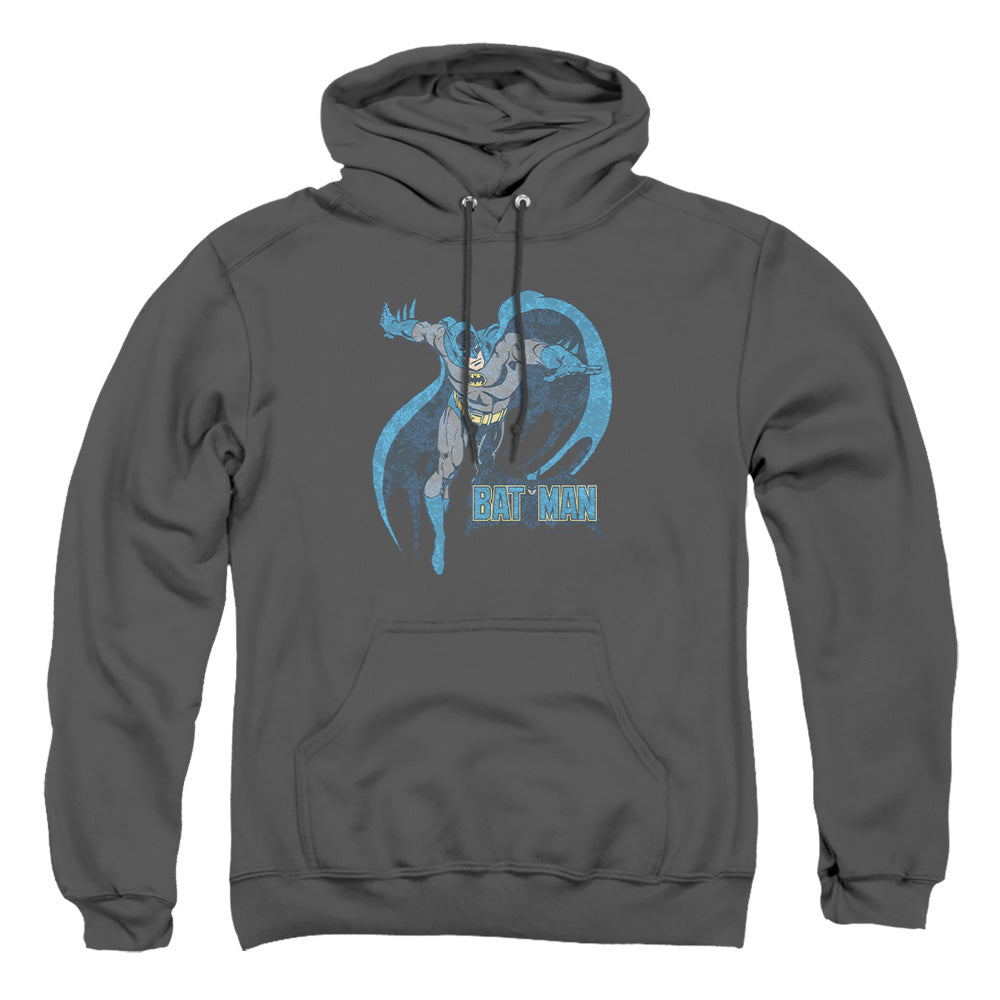 Dco Desaturated Batman Mens Hoodie Charcoal