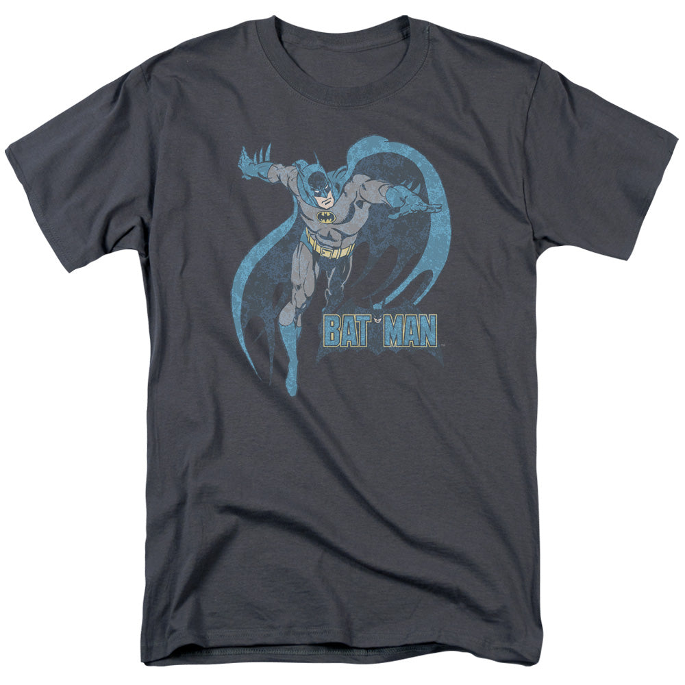 Dco Desaturated Batman Mens T Shirt Charcoal