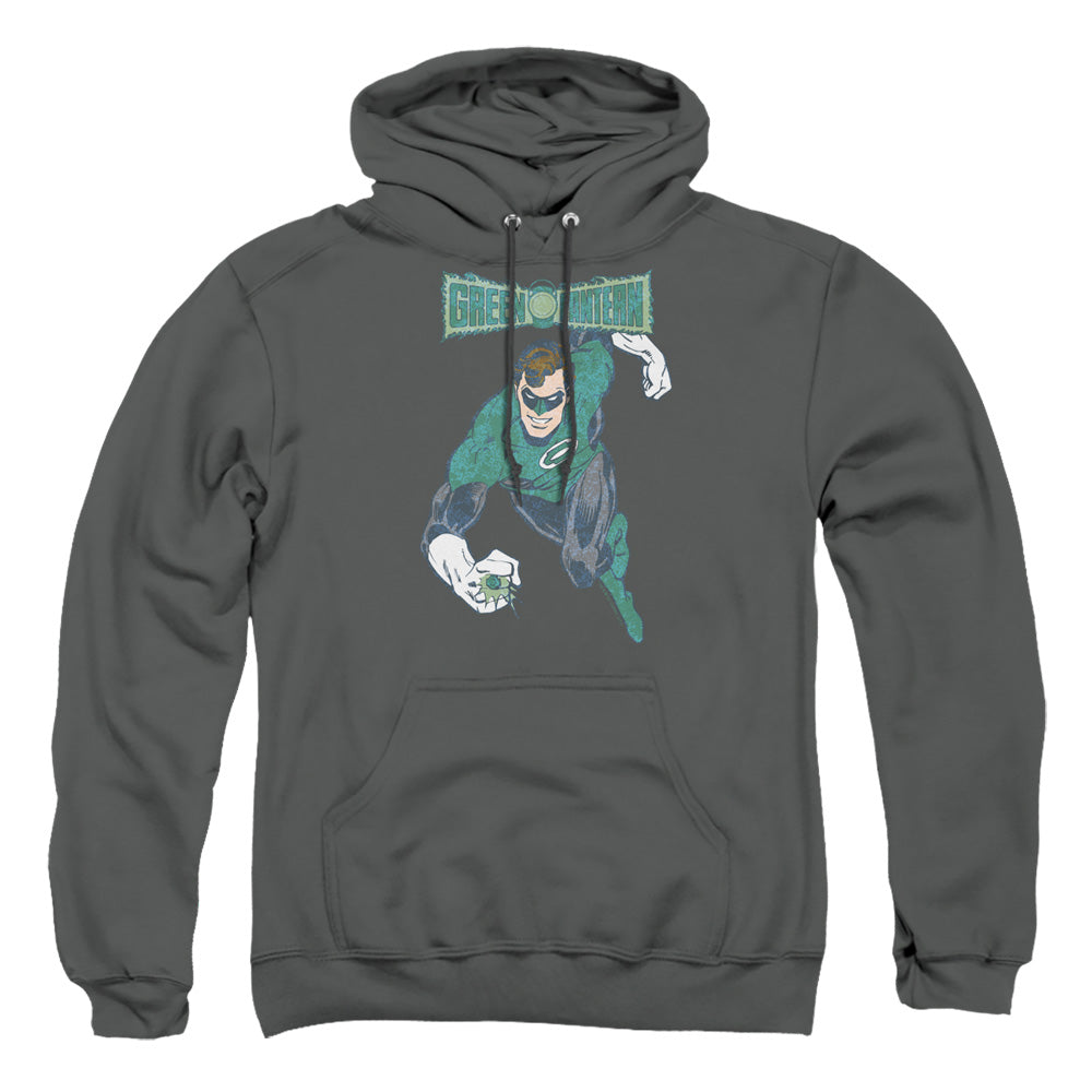 Dco Desaturated Green Lantern Mens Hoodie Charcoal