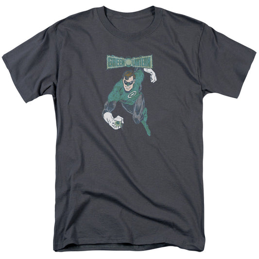 Dco Desaturated Green Lantern Mens T Shirt Charcoal