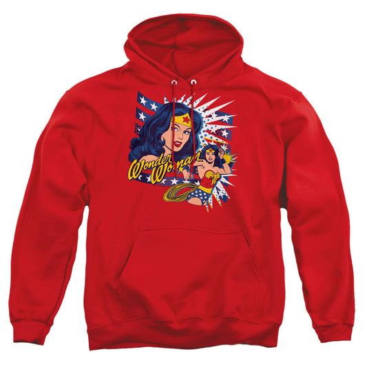 Dco Pop Art Wonder Mens Hoodie Red
