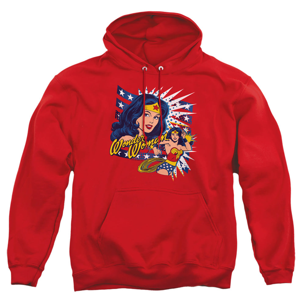 Dco Pop Art Wonder Mens Hoodie Red