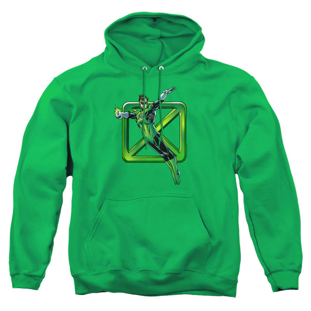 Dco Green Cross Mens Hoodie Kelly Green