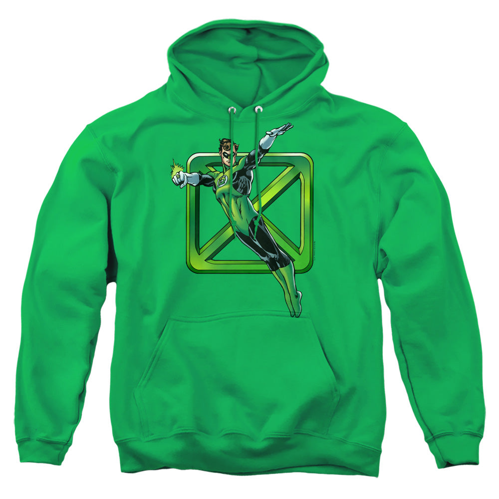 Dco Green Cross Mens Hoodie Kelly Green