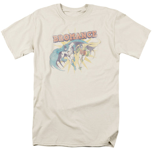 DC Comics Bromance Mens T Shirt Cream