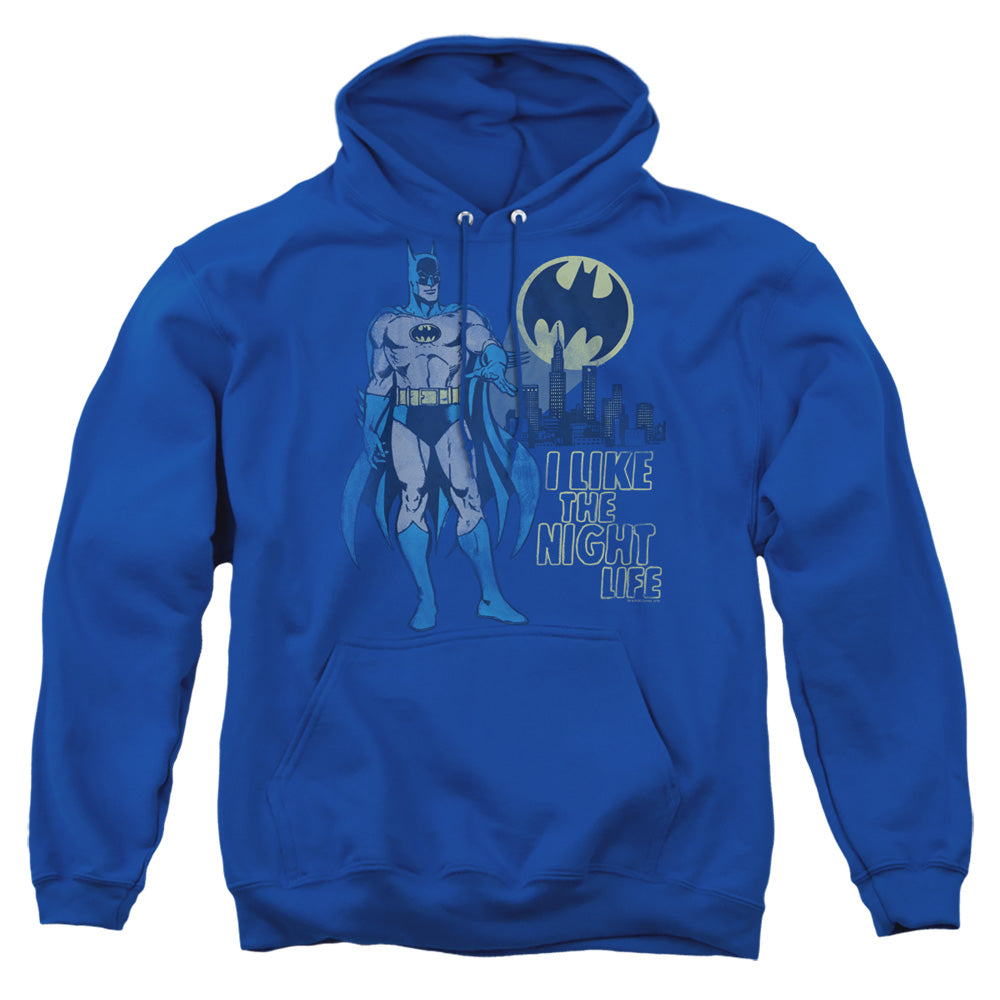 Dc Night Life Mens Hoodie Royal Blue