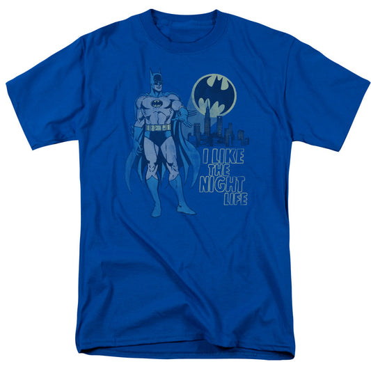 Dc Night Life Mens T Shirt Royal Blue