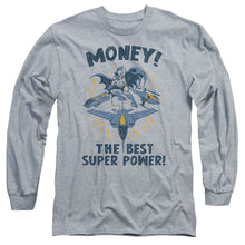 Load image into Gallery viewer, Dc Money Mens Long Sleeve Shirt Athletic Heather Officially Licensed
