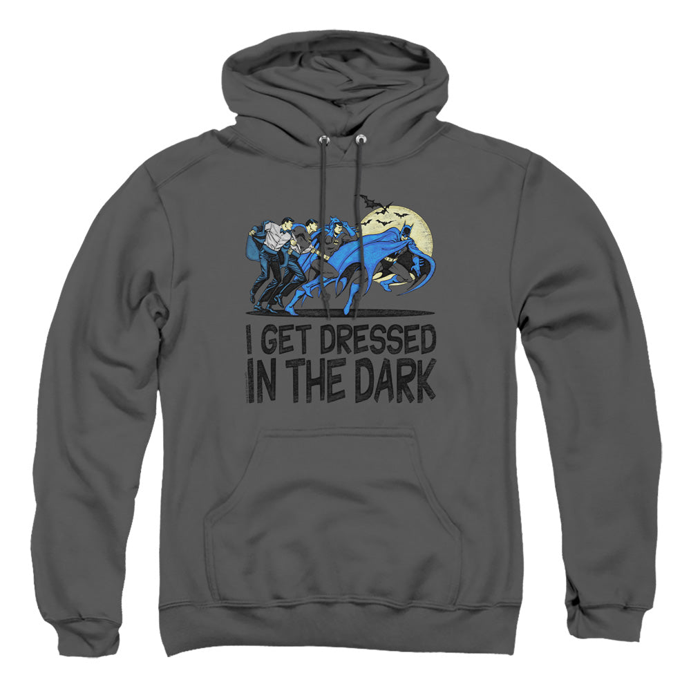 Dc Get Dressed Mens Hoodie Charcoal
