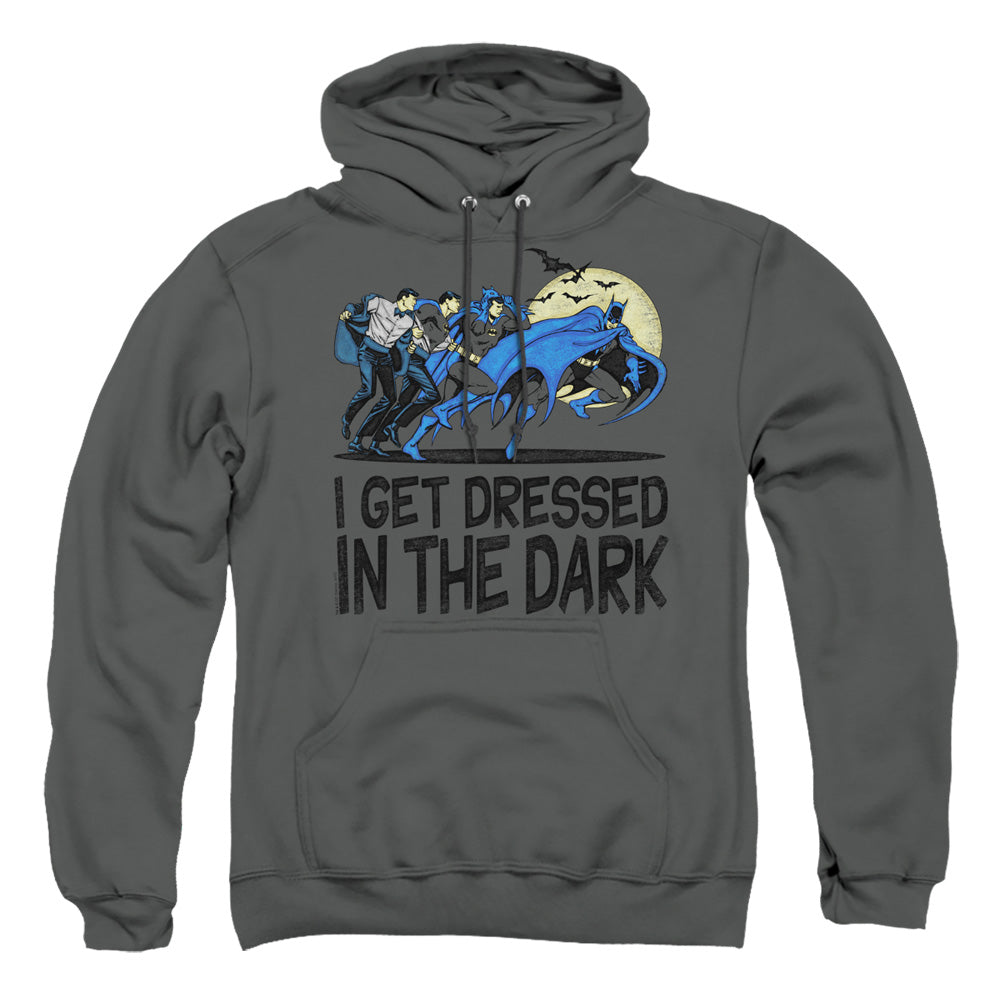 Dc Get Dressed Mens Hoodie Charcoal