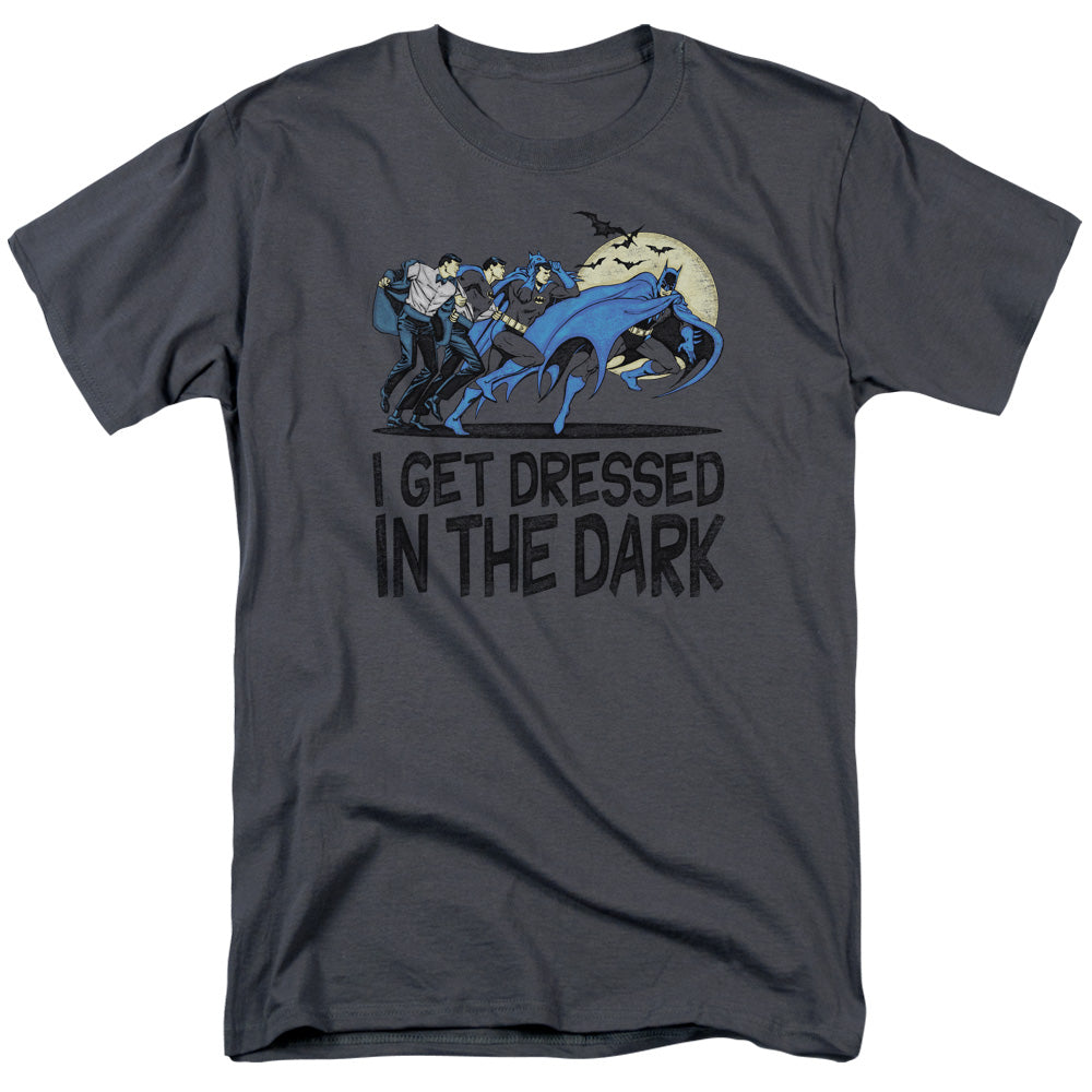 Dc Get Dressed Mens T Shirt Charcoal