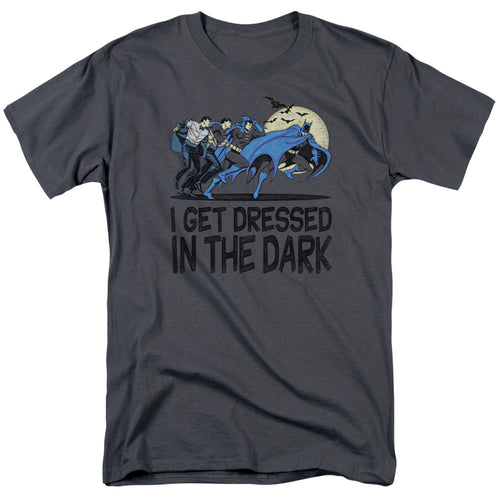 Dc Get Dressed Mens T Shirt Charcoal