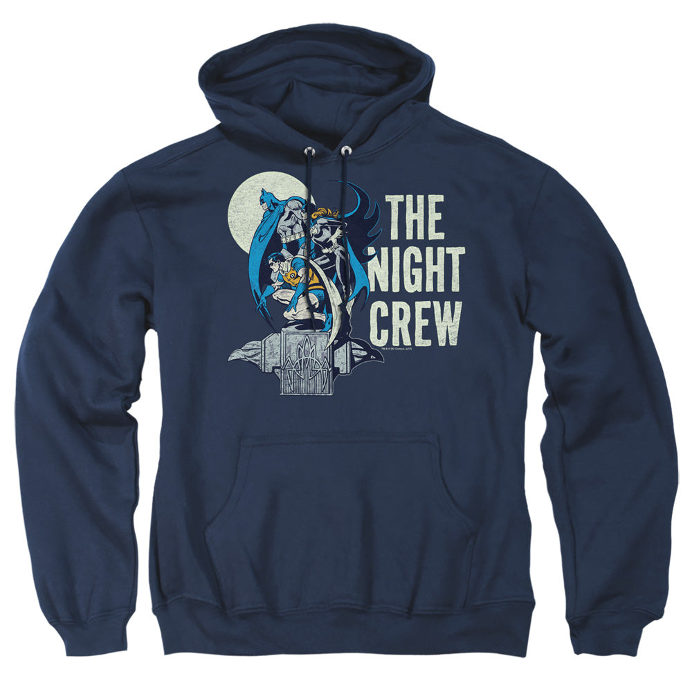 Dc Night Crew Mens Hoodie Navy