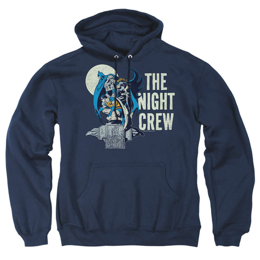 Dc Night Crew Mens Hoodie Navy