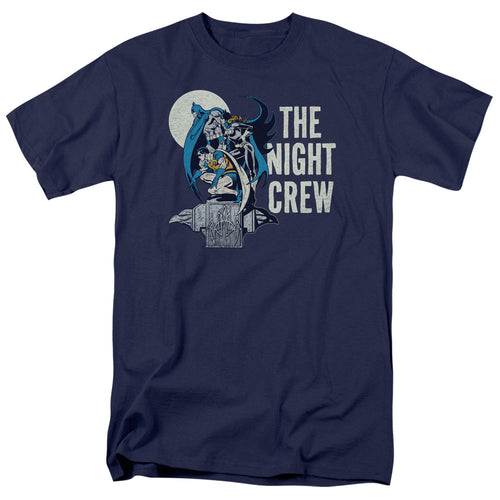 Dc Night Crew Mens T Shirt Navy
