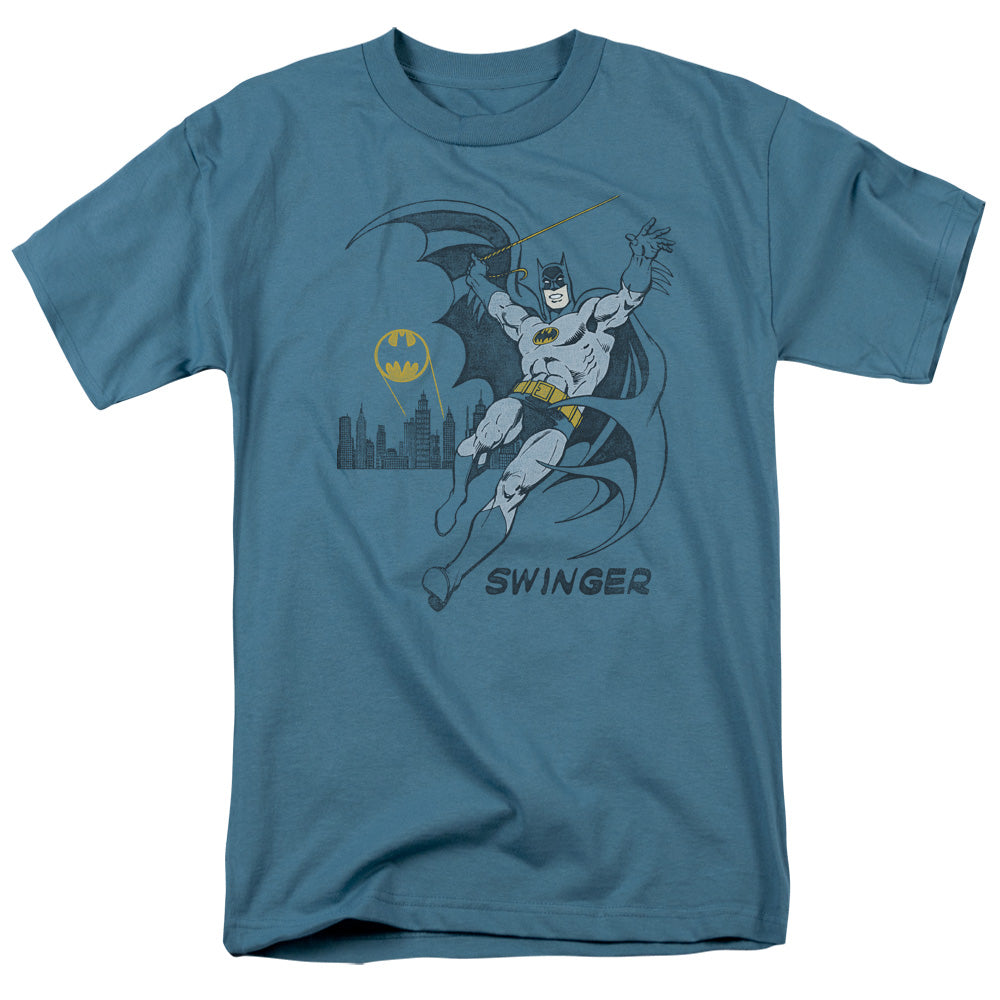 Dc Swinging Mens T Shirt Slate