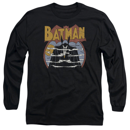 DC Comics Foggy Mens Long Sleeve Shirt Black