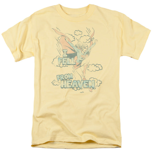 DC Comics Heaven Mens T Shirt Yellow