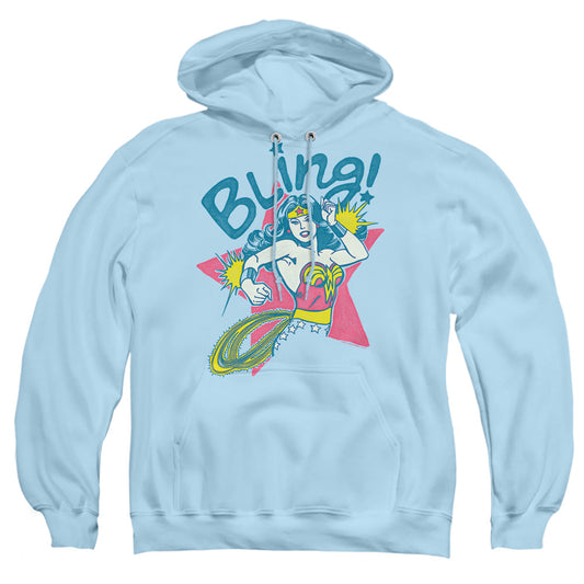 Dc Bling Mens Hoodie Light Blue