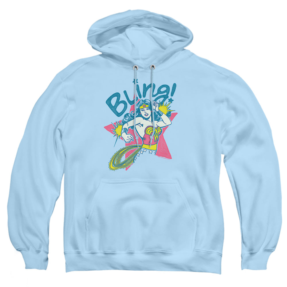 Dc Bling Mens Hoodie Light Blue