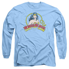 Load image into Gallery viewer, Dc Vintage Woman Mens Long Sleeve Shirt Carolina Blue Officially Licensed

