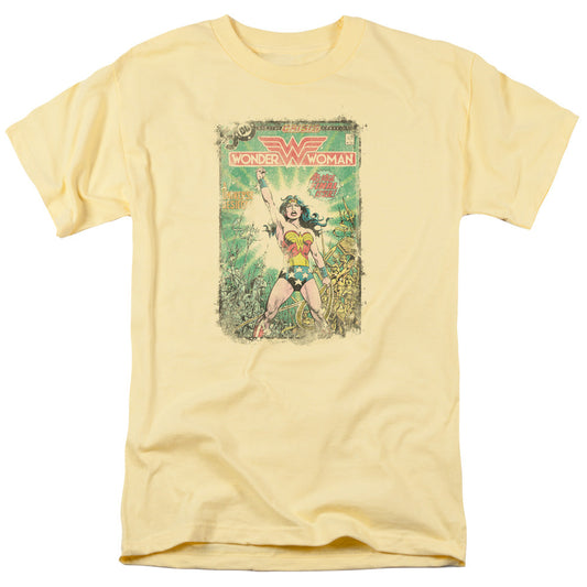 DC Comics Besieged Cover Mens T Shirt Yellow