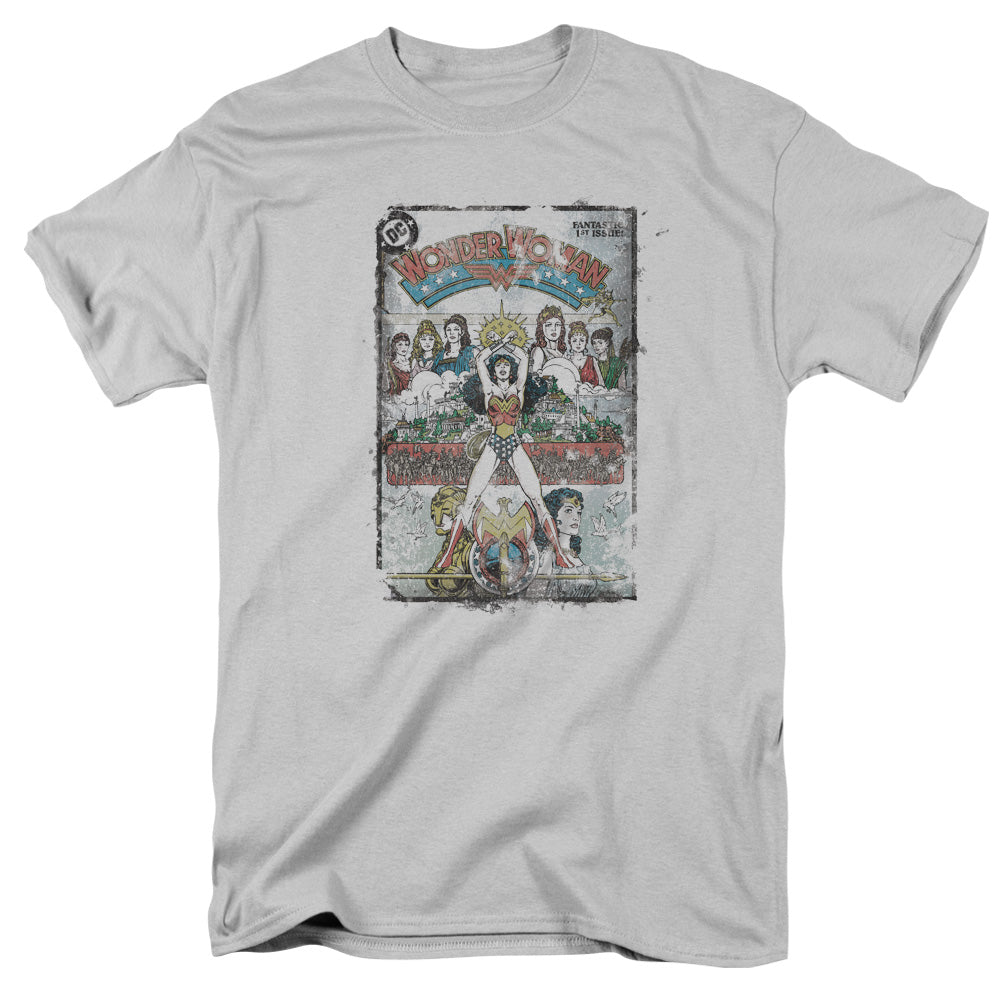 Dc Vol 1 Cover Mens T Shirt Silver