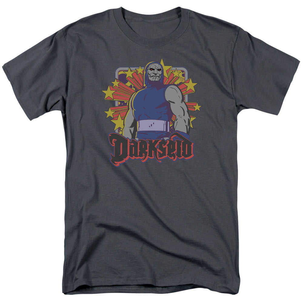 DC Comics Darkseid Stars Mens T Shirt Charcoal