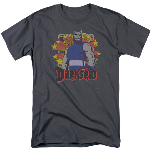 DC Comics Darkseid Stars Mens T Shirt Charcoal
