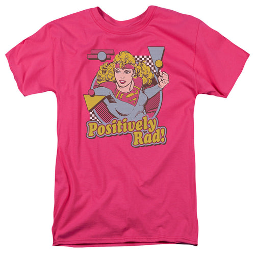 Dc Positively Rad Mens T Shirt Hot Pink