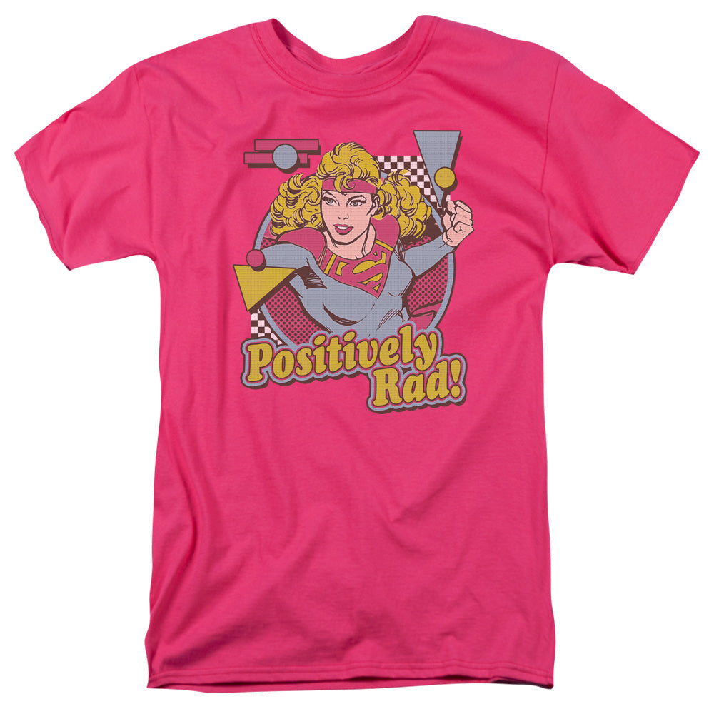 Dc Positively Rad Mens T Shirt Hot Pink