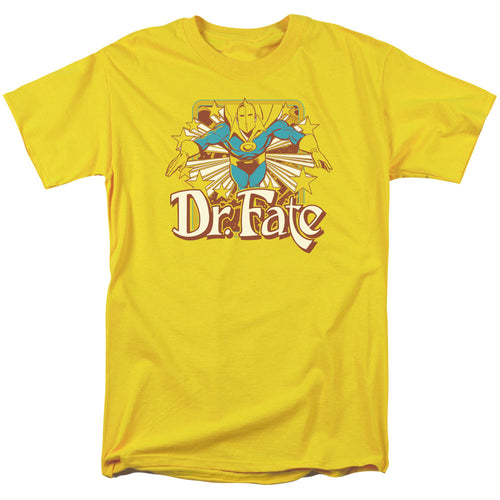 DC Comics Dr Fate Stars Mens T Shirt Yellow
