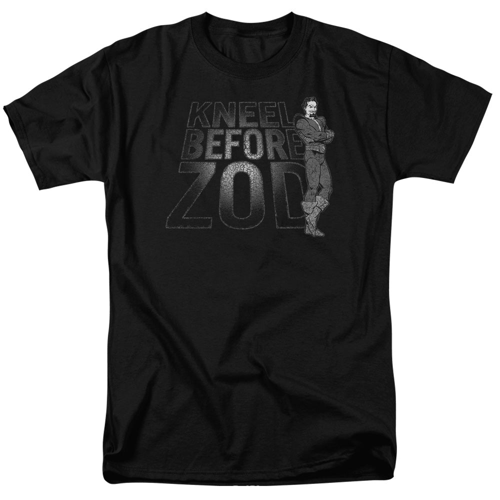 DC Comics Kneel Zod Mens T Shirt Black