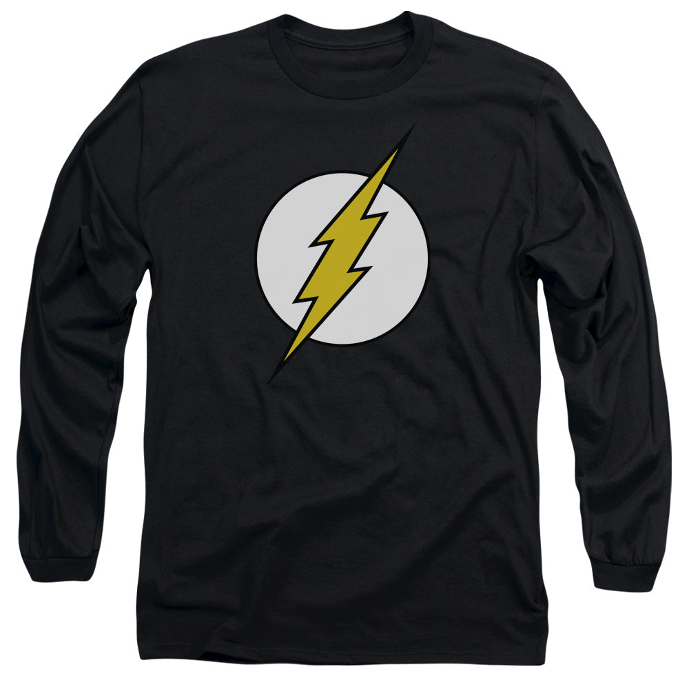 Dc Flash Fl Classic Mens Long Sleeve Shirt Black Officially Licensed