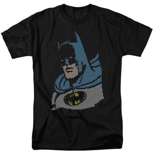 DC Comics Lite Brite Batman Mens T Shirt Black