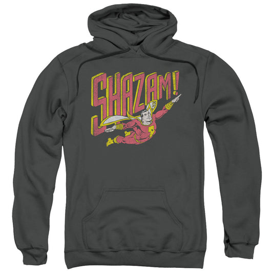 DC Comics Retro Marvel Mens Hoodie Charcoal
