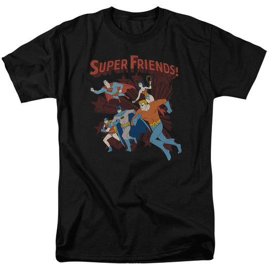 DC Comics Super Running Mens T Shirt Black