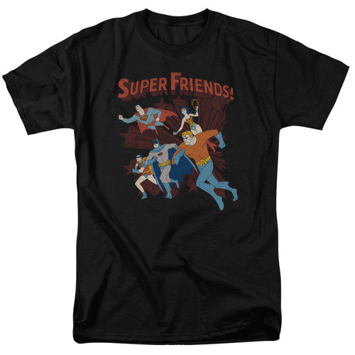 Dc Super Running Mens T Shirt Black