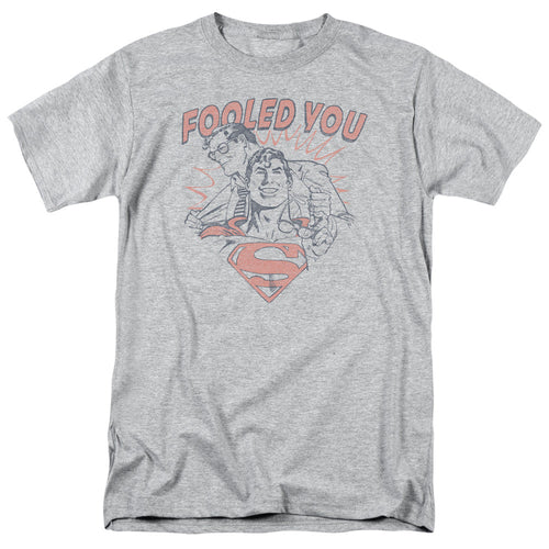 DC Comics Fooled You Mens T Shirt Athletic Heather