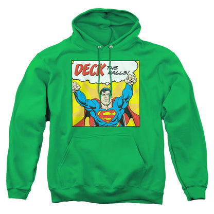 Dc Deck The Halls Mens Hoodie Kelly Green