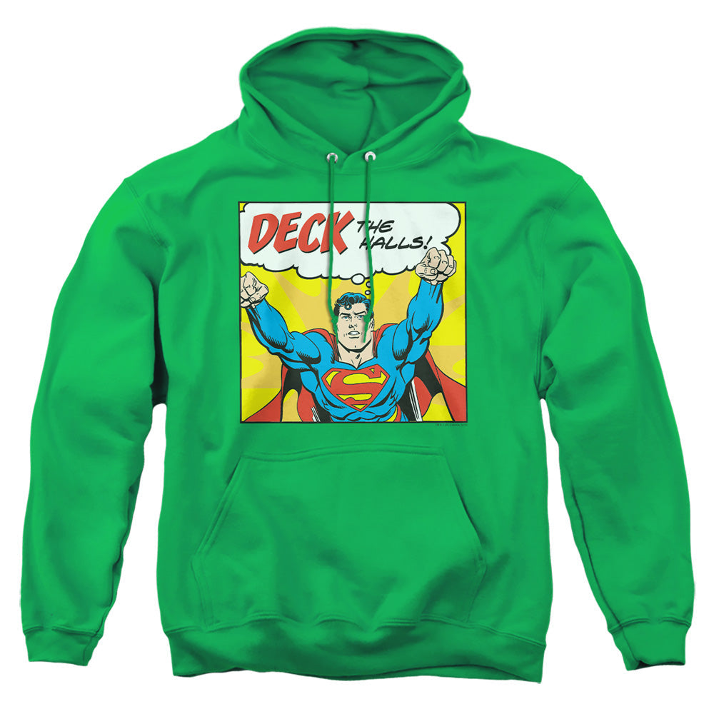 Dc Deck The Halls Mens Hoodie Kelly Green