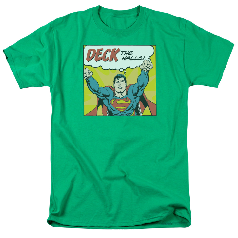 Dc Deck The Halls Mens T Shirt Kelly Green