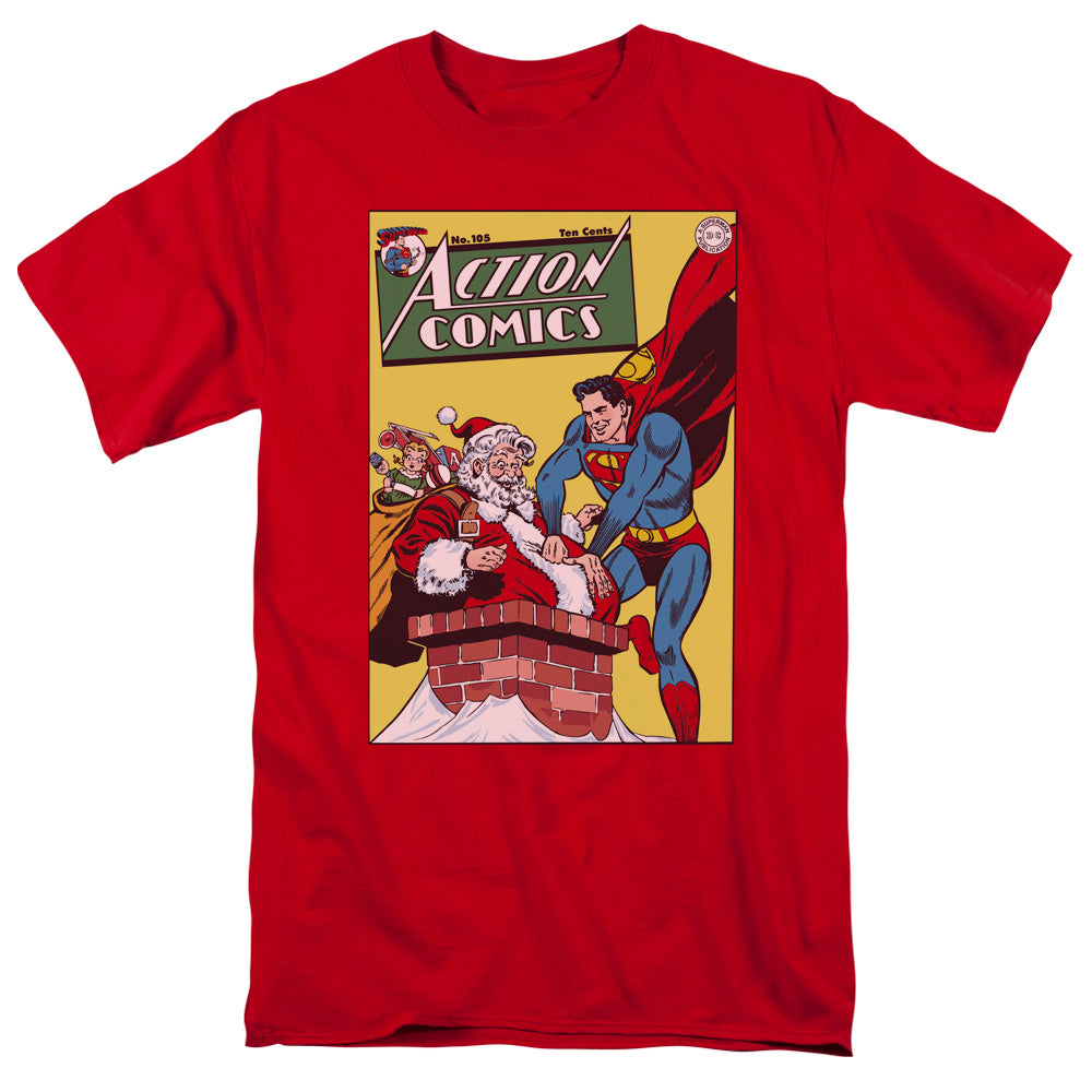 Dc Cover No. 105 Mens T Shirt Red