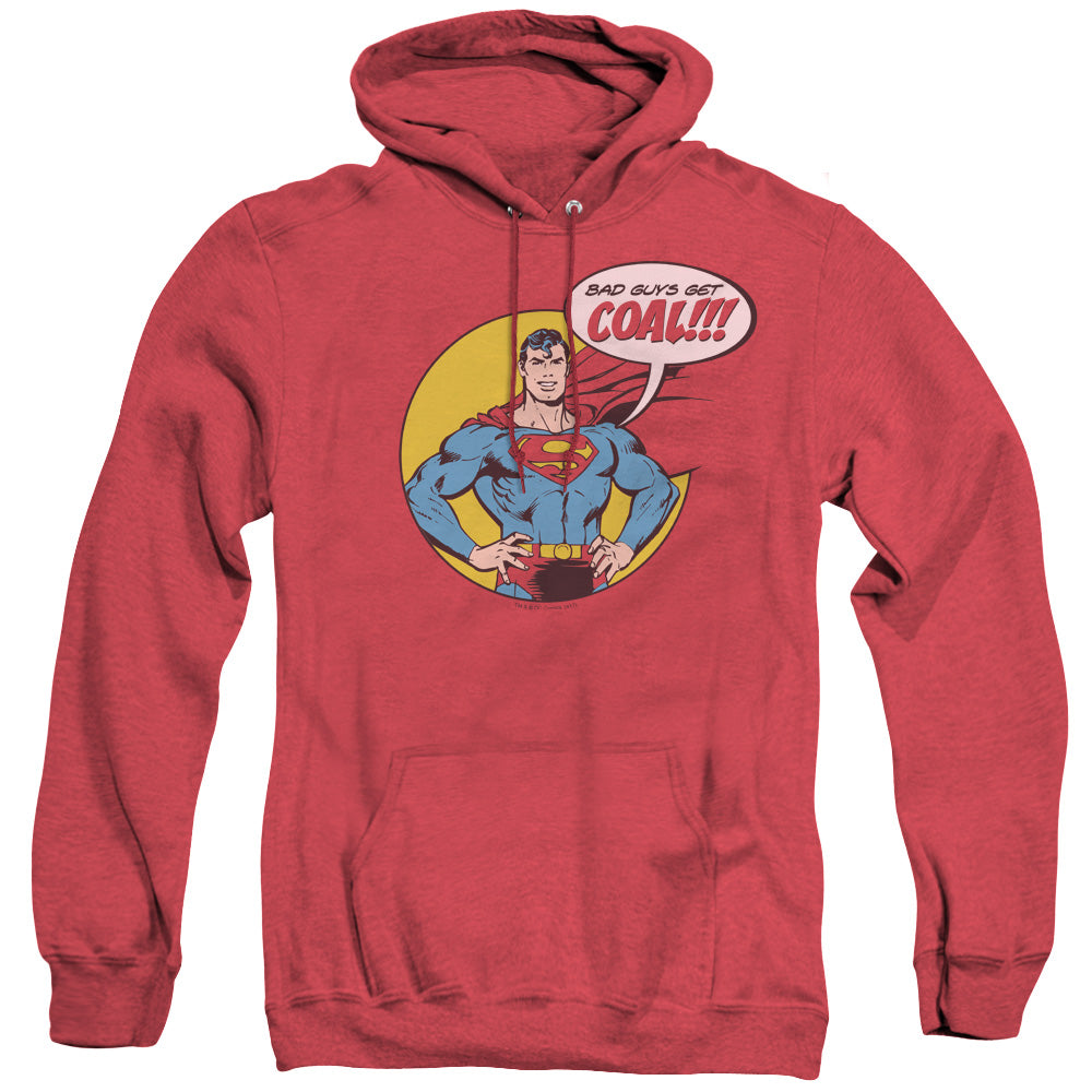 Dc Coal Heather Mens Hoodie Red