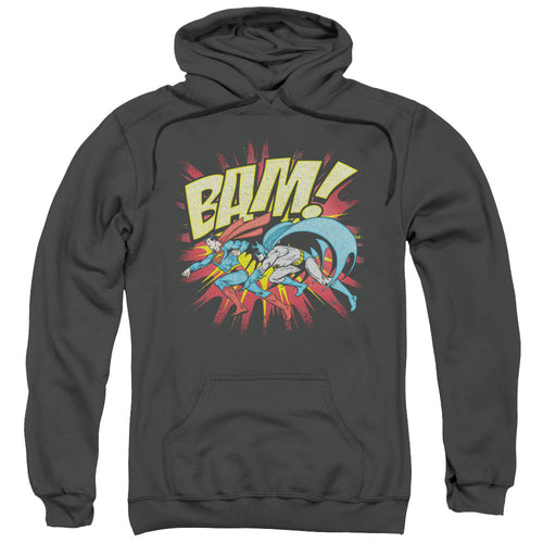 DC Comics Bam Mens Hoodie Charcoal