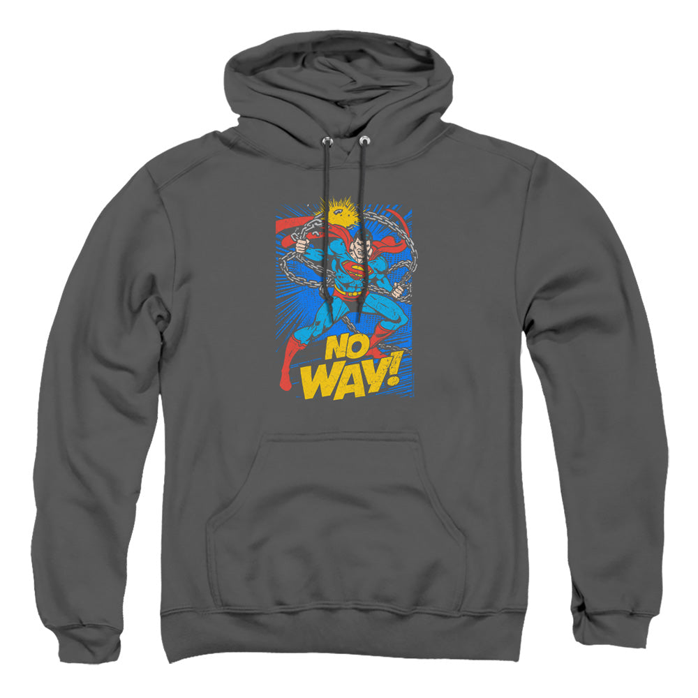 Dc No Way Mens Hoodie Charcoal