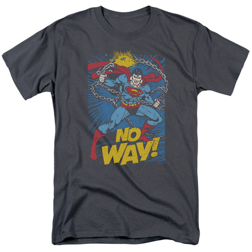Dc No Way Mens T Shirt Charcoal