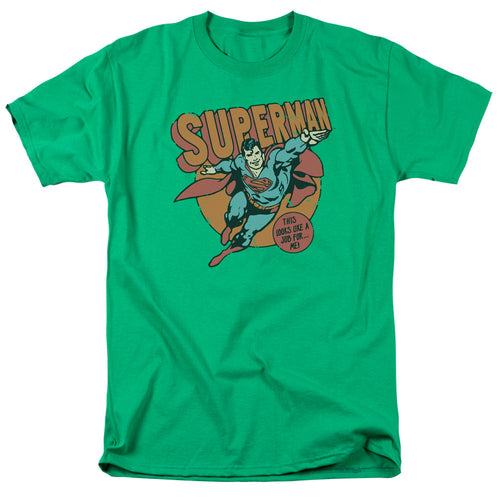 DC Comics Job for Me Mens T Shirt Kelly Green